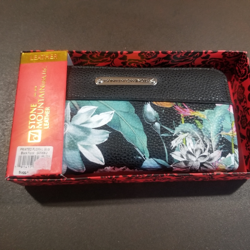 Flower WALLET - Stone Mountain Floral Billfold